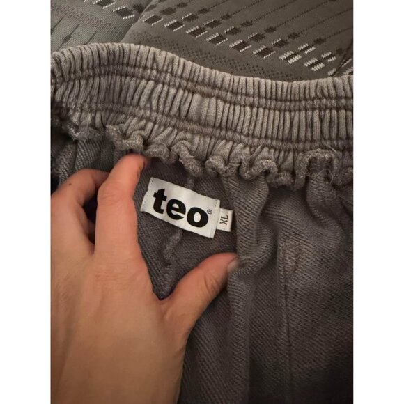 Teo wide leg, 100% cotton, heavy sweatpants. Men’s XL. Gray - Picture 6 of 6